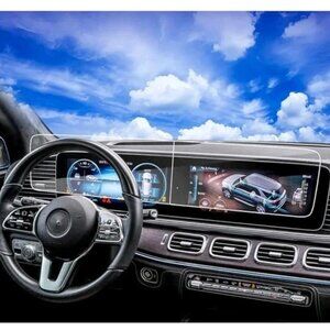 2024 Mercedes GLE Screen Protector 2020-24 GLE GLS 18-23 AMG GT 2PC Tempered Gla